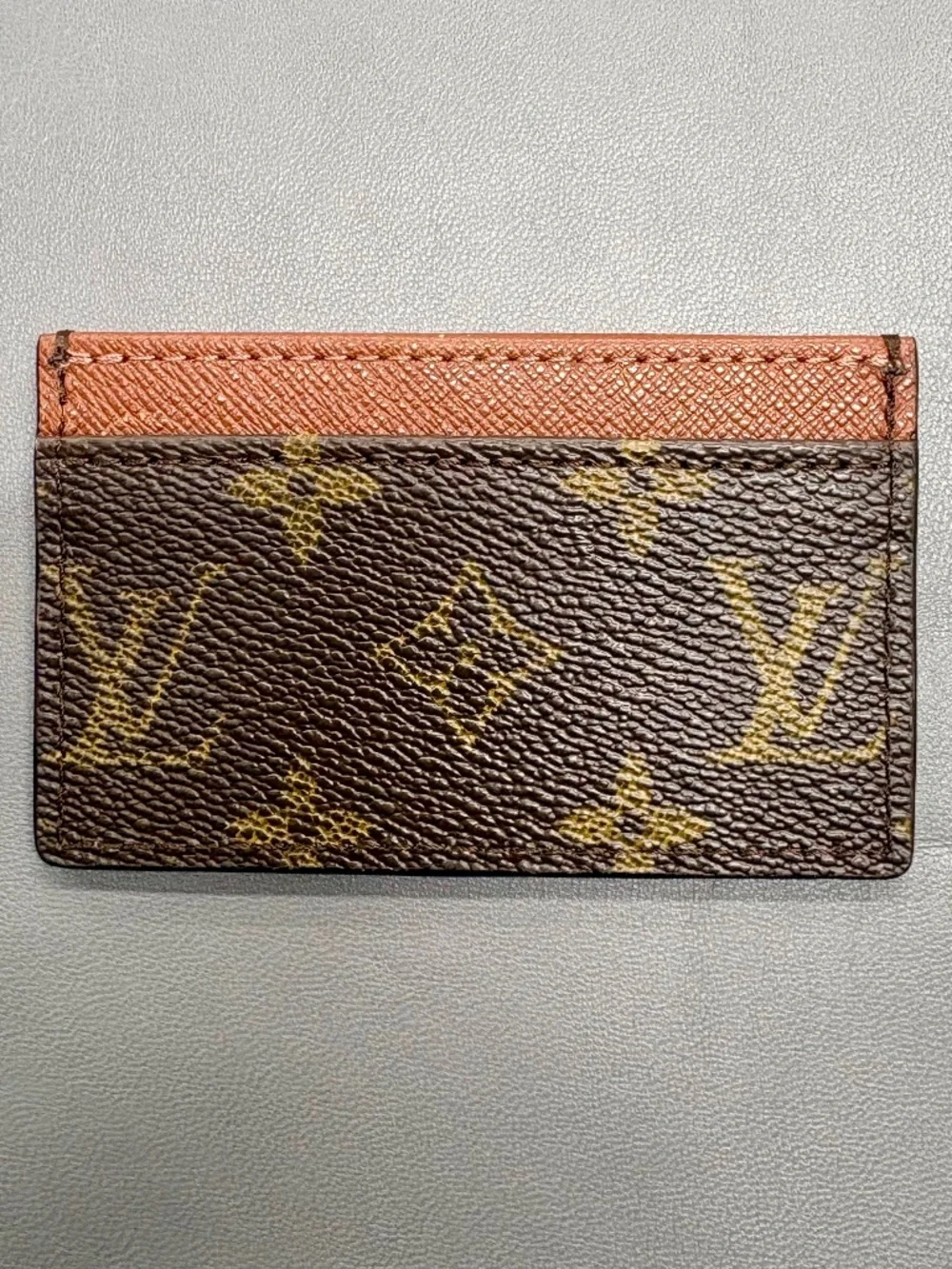 LV Canvas & Leather Card Case